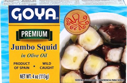 GOYA: Jumbo Squid In Olive Oil, 4 oz