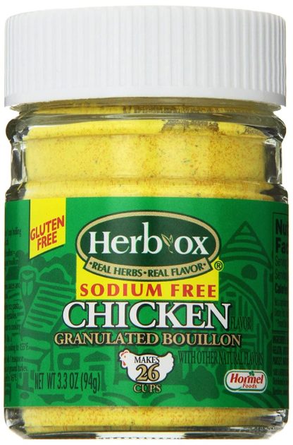 HERB OX: Sodium-Free Chicken Granulated Bouillon, 3.3 oz