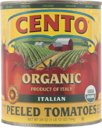 CENTO: Organic Italian Whole Peeled Tomatoes, 28 oz