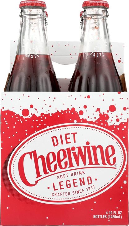 CHEERWINE: Diet Cheerwine Soft Drink, 48 FL OZ