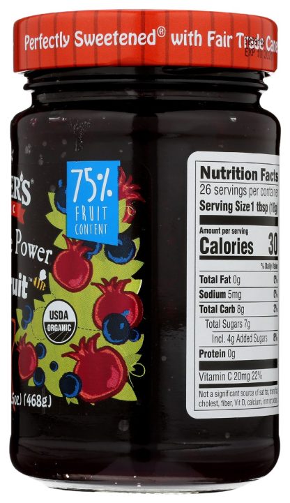 CROFTERS: Organic Pomegranate Power Superfruit Spread, 16.5 oz