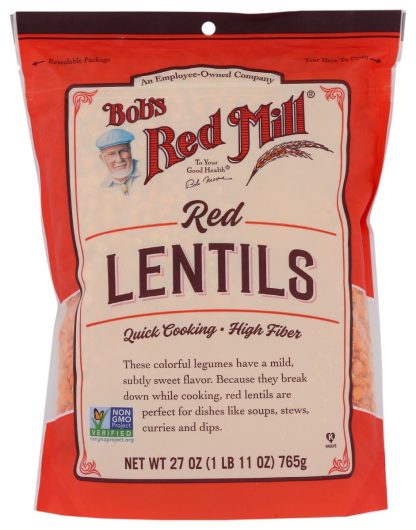 BOBS RED MILL: Red Lentils, 27 oz