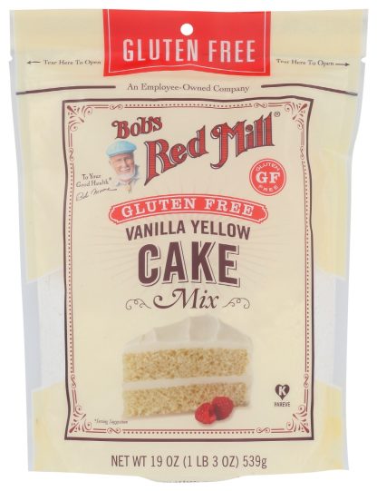 BOBS RED MILL: Vanilla Yellow Cake Mix, 19 oz