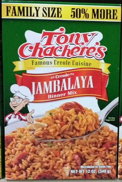 TONY CHACHERE'S: Creole Jambalaya Rice Dinner Mix, 12 oz