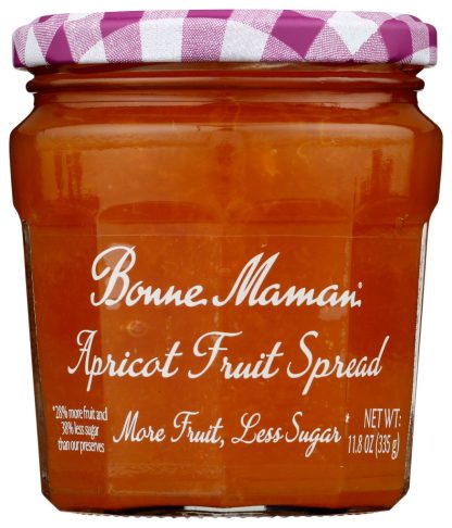 BONNE MAMAN: Fruit Spread Apricot, 11.8 OZ