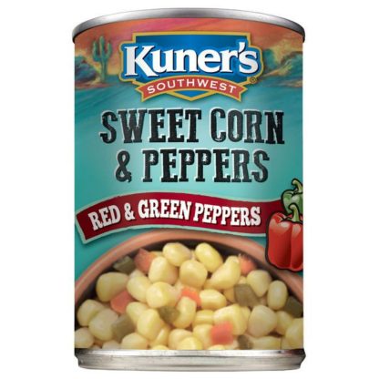 KUNER'S: Southwestern Corn 'n Peppers with Extra Crispy Corn, 15 Oz
