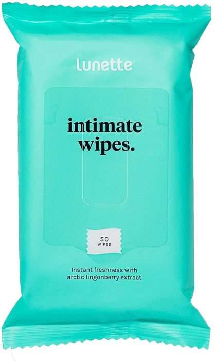 LUNETTE: Intimate Wipes, 50 pc