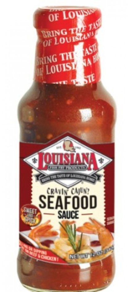LOUISIANA FISH FRY: Seafood Cajun Sauce, 12 oz