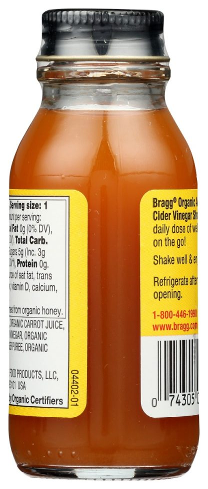 BRAGG: Appl Cidr Vin Carrot Gngr, 2 oz