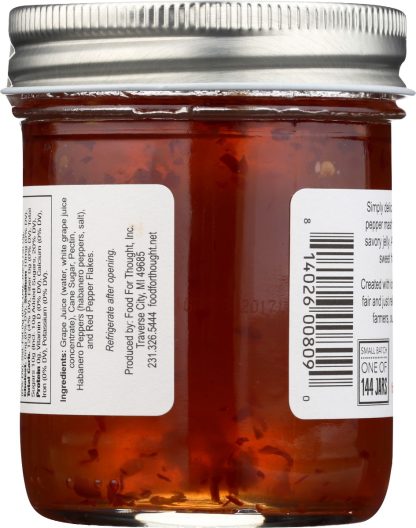 FOOD FOR THOUGHT: Jelly Habanero Pepper, 9 oz