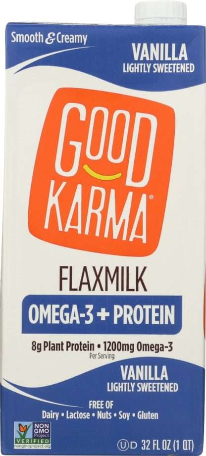 GOOD KARMA: Flax Milk Prtn Van, 32 FL OZ