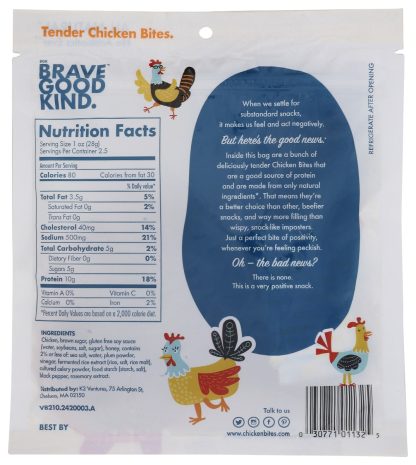 BRAVE GOOD KIND: Chicken Bites Original, 2.5 oz