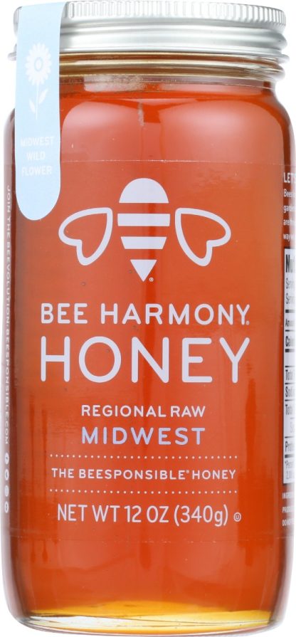 BEE HARMONY: Honey Regional Midwest, 12 oz