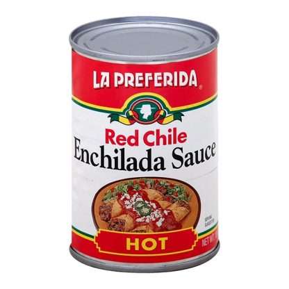 LA PREFERIDA: Red Enchilada Sauce Hot, 10 oz