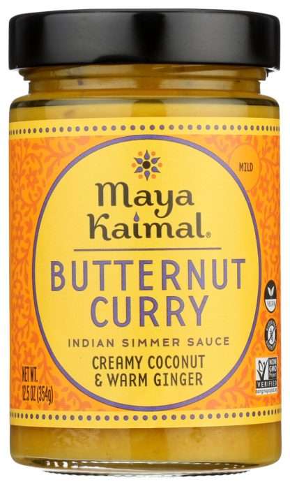 MAYA KAIMAL: Butternut Curry Indian Simmer Sauce, 12.5 oz