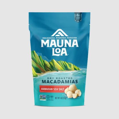 MAUNA LOA: Hawaiian Sea Salt Macadamias, 4 oz