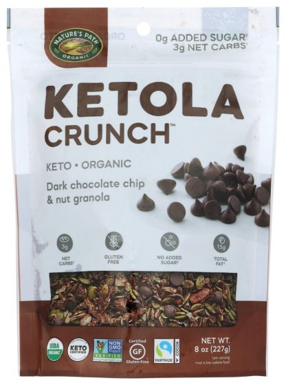 NATURES PATH: Ketola Crunch Dark Chocolate Chip Granola, 8 oz