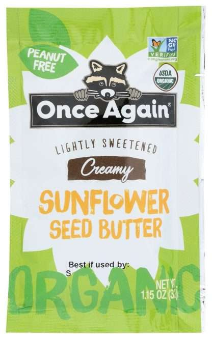ONCE AGAIN: Organic Sunflower Seed Butter, 1.15 oz