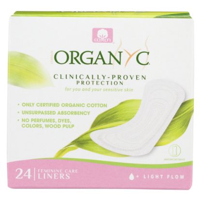 ORGANYC: Organic Panty Liner Folded, 24 pc