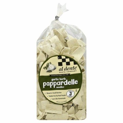 AL DENTE: Garlic Herb Pappardelle, 12 oz