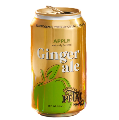 PETAL: Apple Ginger Ale Soda, 12 FL OZ