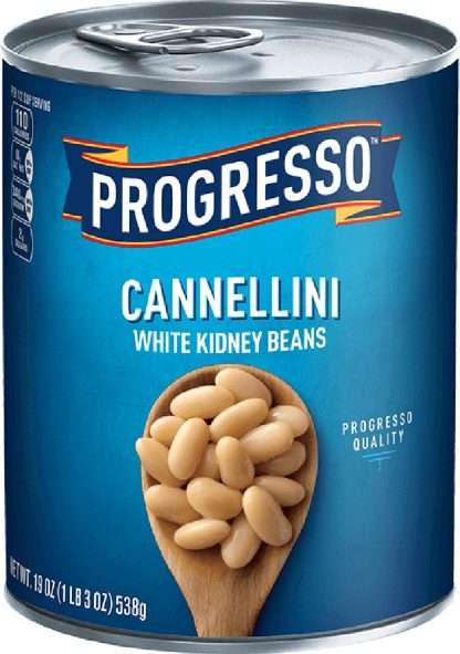 PROGRESSO: Cannellini White Kidney Beans, 19 oz