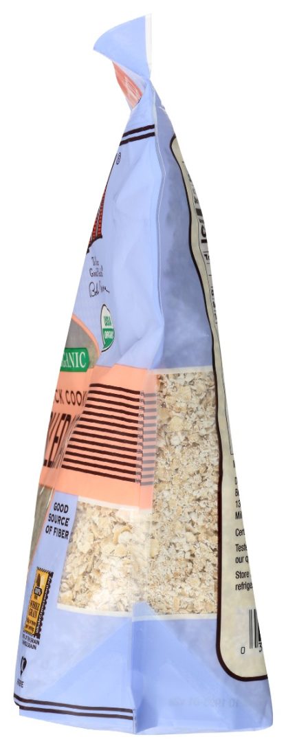 BOBS RED MILL: Gluten Free Organic Quick Cooking Rolled Oats, 28 oz