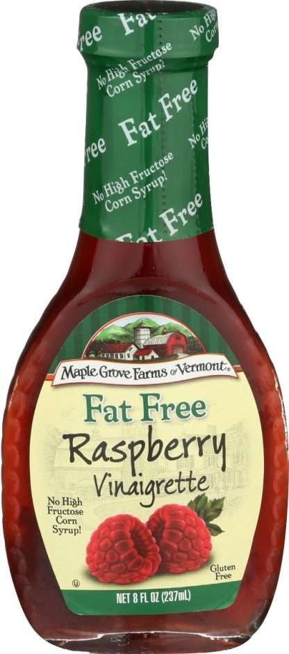 MAPLE GROVE: Fat Free Raspberry Vinaigrette Dressing, 8 oz