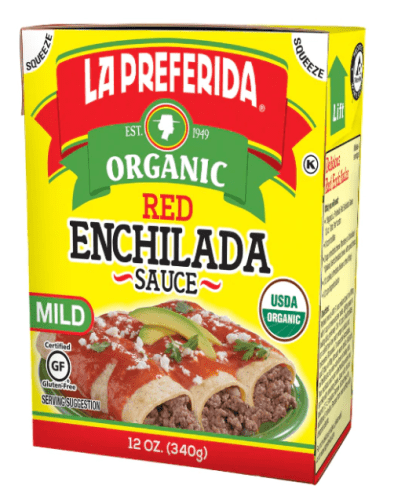 LA PREFERIDA: Organic Red Enchilada Sauce Tetra Recart, 12 oz