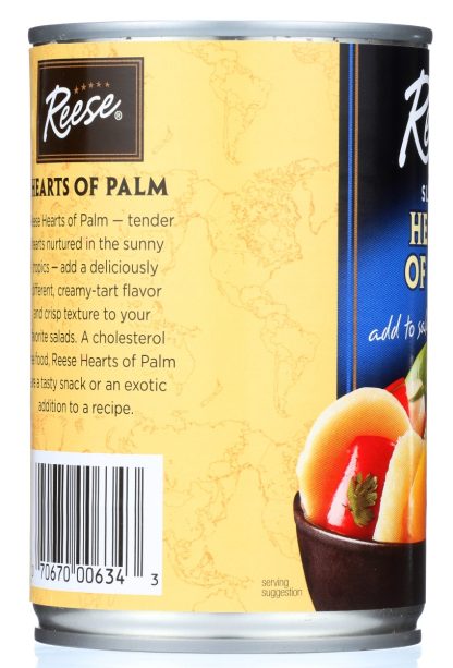 REESE: Sliced Hearts of Palm, 14 oz