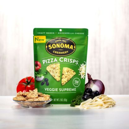 SONOMA CREAMERY: Veggie Supreme Pizza Crisps, 2 oz