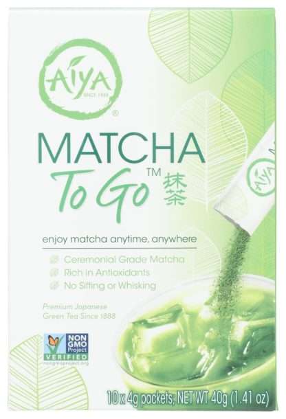 AIYA: Matcha To Go Sticks 10 Ct, 1 ea