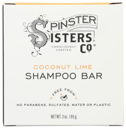 SPINSTER SISTERS CO: Coconut Lime Shampoo Bar, 3 oz