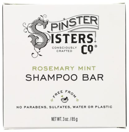SPINSTER SISTERS CO: Rosemary Mint Shampoo Bar, 3 oz