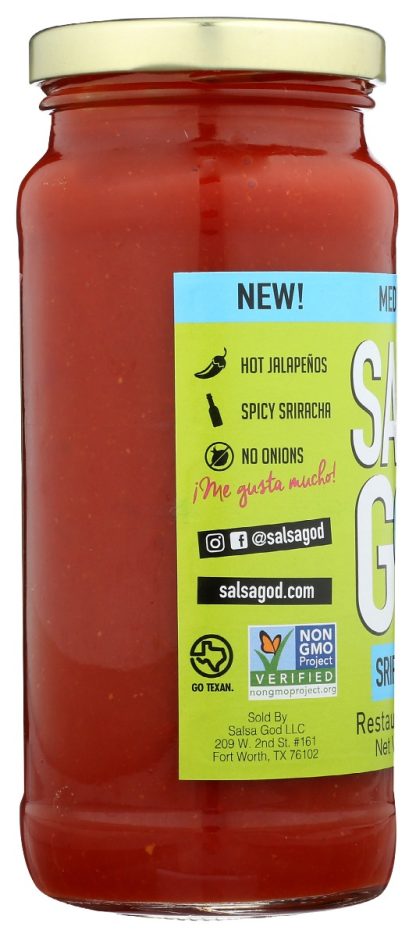 SALSA GOD: Sriracha Salsa, 16 oz