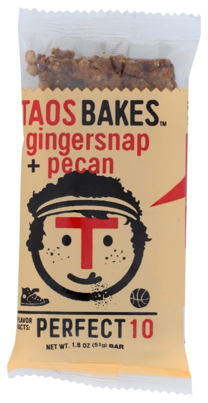 TAOS BAKES: Gingersnap Pecan Bar, 1.8 oz