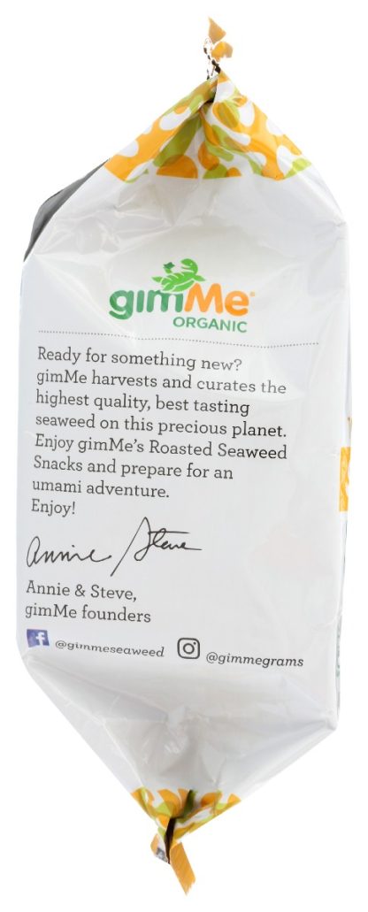 GIMME: Premium Organic Seaweed Toasted Sesame, 0.35 oz