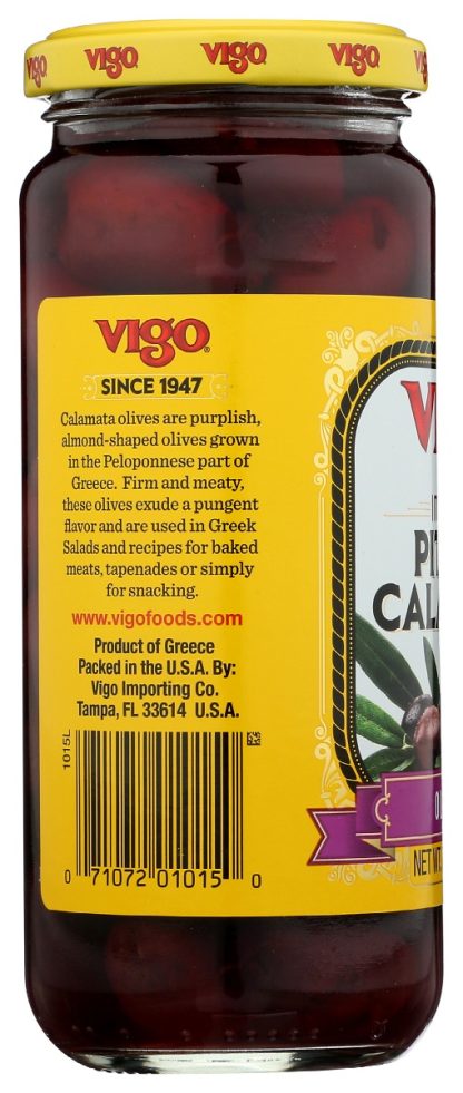 VIGO: Pitted Calamata Olives, 7 oz