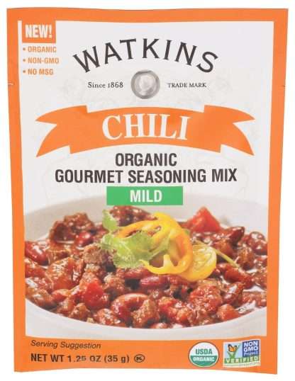 WATKINS: Organic Chili Seasoning Mix, 1.25 oz