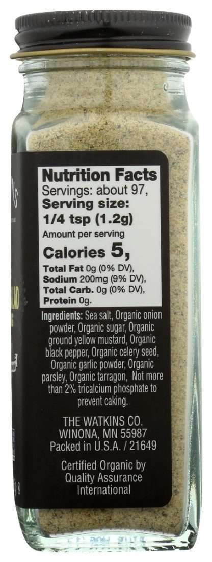WATKINS: Organic Potato Salad Seasoning, 4.1 oz
