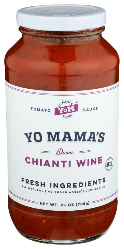 YO MAMAS FOODS: Divine Chianti Wine, 25 oz