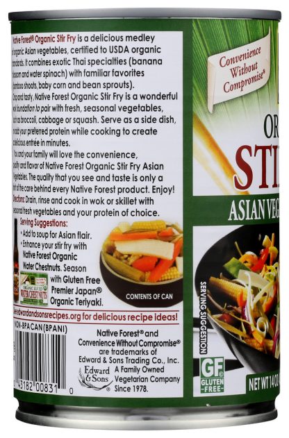 NATIVE FOREST: Organic Stir Fry Asian Vegetable Medley, 14 oz