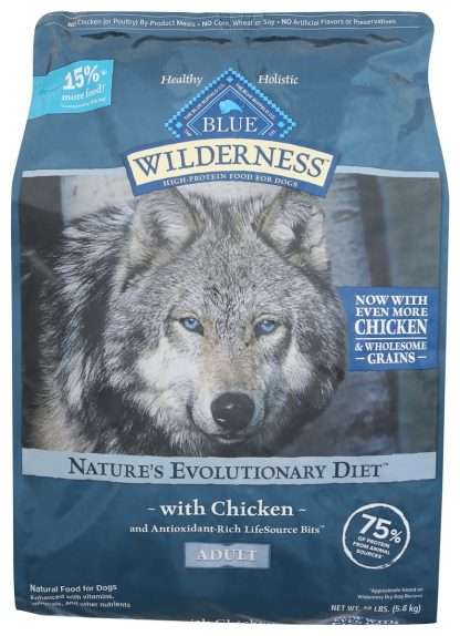 BLUE BUFFALO: Dog Food Adlt Chc Wldrns, 13 LB