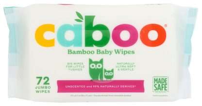 CABOO: Bamboo Baby Wipes, 72 pk