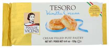 VICENZI: Cream Filled Puff Pastry, 4.41 oz
