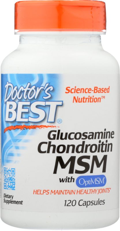DOCTORS BEST: Glucosamine Chondroitin MSM with OptiMSM, 120 vc