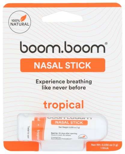 BOOMBOOM NATURALS: Inhaler Nasal Trpical 1Pk, 1 EA