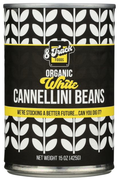 8 TRACK FOODS: Org Cannellini Beans Whte, 15 OZ