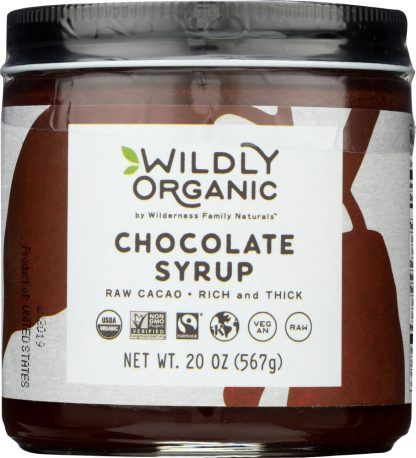 WILDLY ORGANIC: Syrup Chocolate, 20 OZ