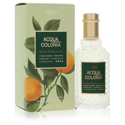 4711 Acqua Colonia Blood Orange & Basil by 4711 Eau De Cologne Spray (Unisex) 1.7 oz
